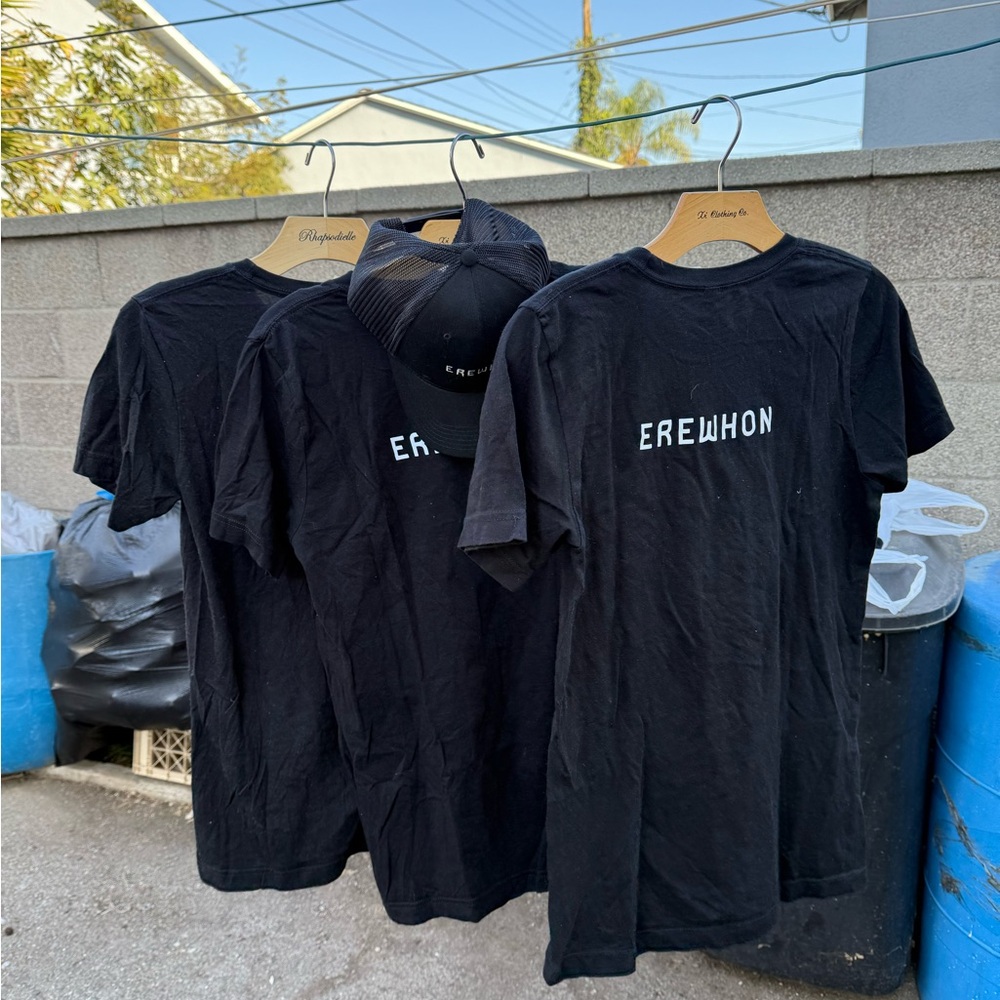 Erewhon Work T-Shirts and Erewhon Hat